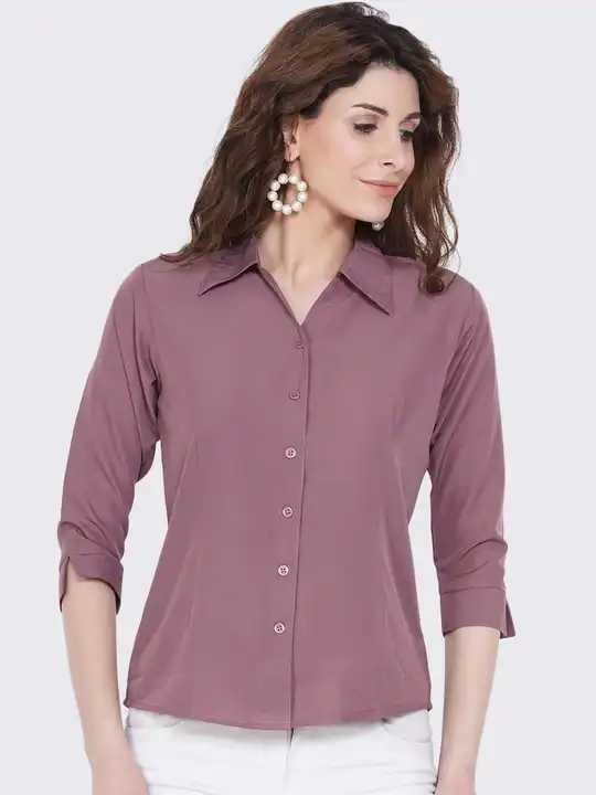 Formal and Casual Crepe shirt uploaded by Riya Fashion on 4/11/2023