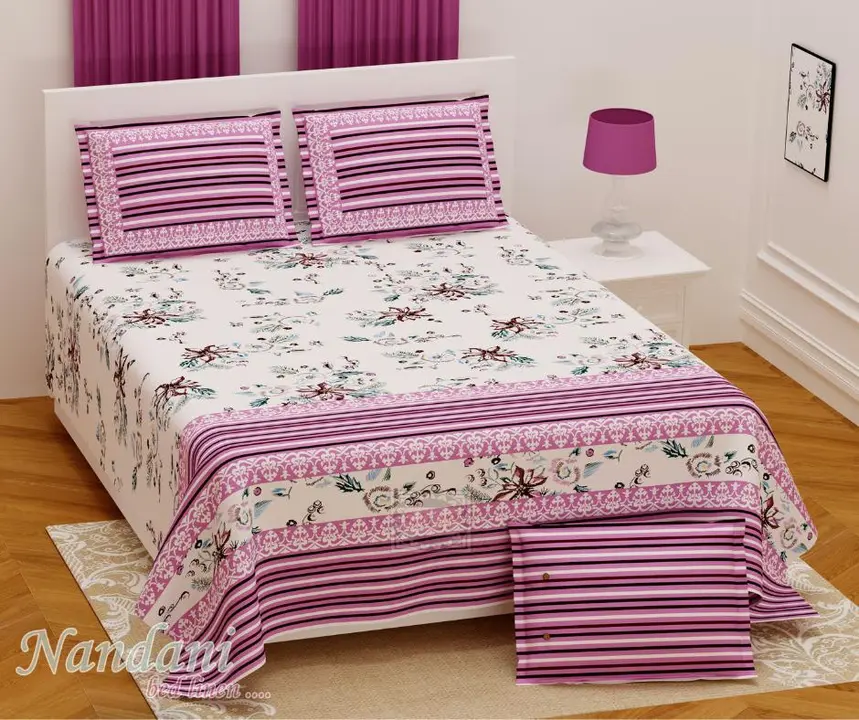 Nandani cotton bedsheet uploaded by Amar jyoti creation on 4/11/2023