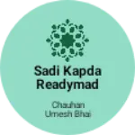 Business logo of Sadi kapda readymade