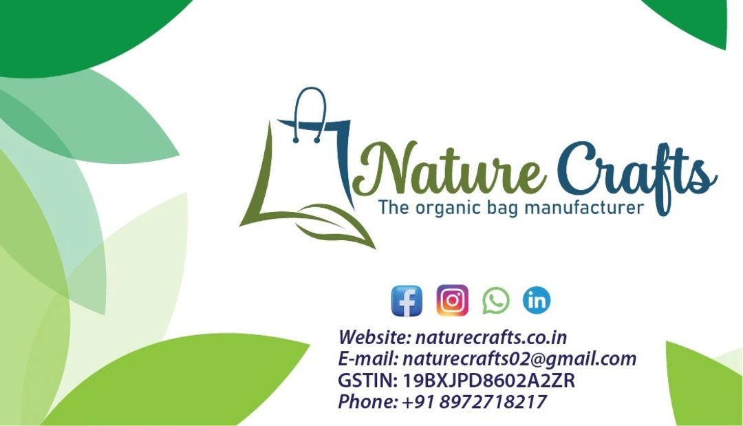 Visiting card store images of Nature Crafts