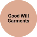 Business logo of good will garments