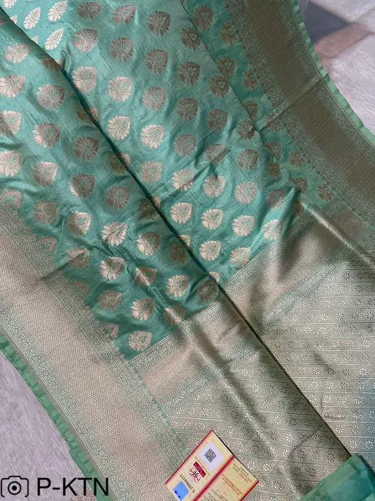 Pure katan silk Saree with Silkmark Certified  uploaded by M S fabrics on 4/11/2023