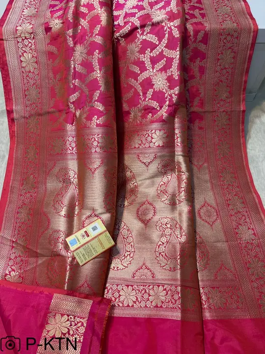 Pure katan saree with Silkmark Certified  uploaded by M S fabrics on 4/11/2023