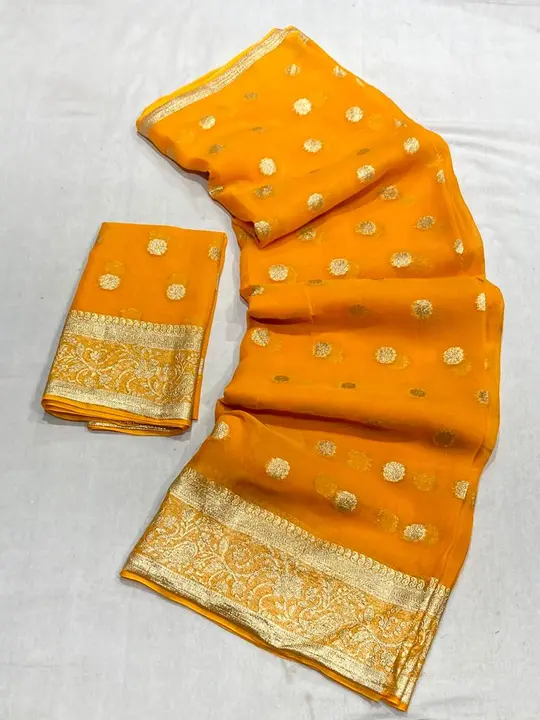Today sale offar limited stock 
❤️ *Summerspecialsaree*  

*beautiful color combination Saree for al uploaded by Gotapatti manufacturer on 4/11/2023