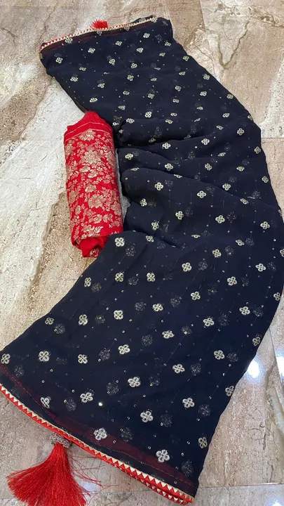 🌿new lounching 🌿
Party wear super design 

👌👌👌👌👌👌👌👌👌
Best quality fabric 
 uploaded by Gotapatti manufacturer on 4/11/2023