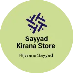 Business logo of Sayyad kirana store