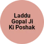 Business logo of Laddu Gopal Ji ki poshak based out of Etah