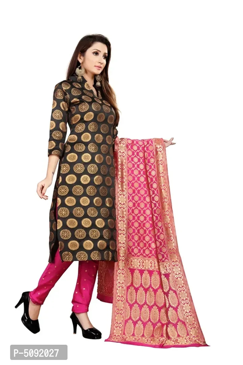 Jacquard Salwar Suit Materialnbsp;nbsp;(Unstitched)

 Fabric:  Jacquard

 Type:  Dress Material with uploaded by business on 4/12/2023
