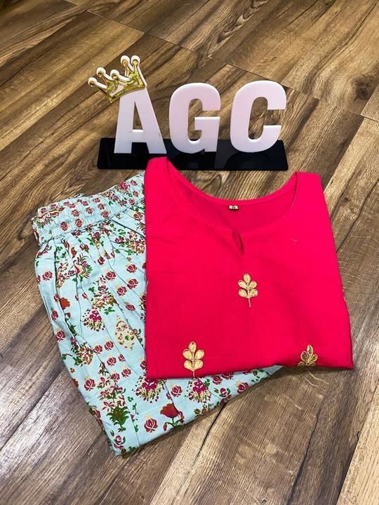 Post image *AGC*

Premium cotton crop top with zari embroidery paired with beautiful print skirt ......

Size 38 40 42 44 46

MRP 1080 free ship
AGC brand join group
 https://chat.whatsapp.com/JPgFvI3GHVK2AksRKWFNgE