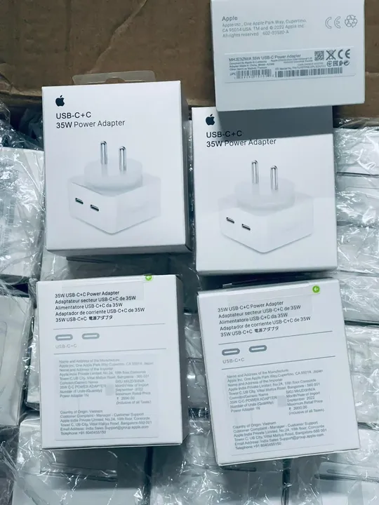 *Apple 35W ORIGINAL A Quality DOCK FAST CHARGE  WORKING 100% TYPE PIN in 2 C+C 1mint 2% charge* uploaded by Safal Telecom on 4/12/2023
