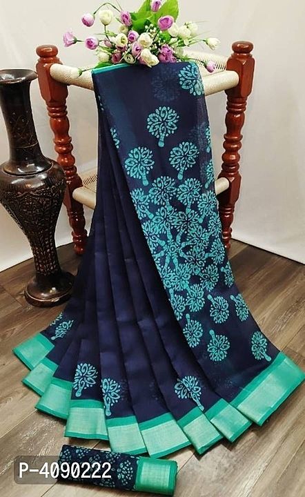 Post image Beautiful Cotton Saree with Blouse piece

Color: Multicoloured
Fabric: Cotton
Type: Saree with Blouse piece
Style: Printed
Design Type: Other
Saree Length: 5.5 (in metres)
Blouse Length: 0.8 (in metres)
Delivery: Within 7-9 business days
Returns:  Within 7 days of delivery. No questions asked