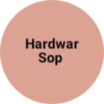 Business logo of Hardwar sop
