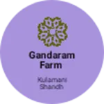 Business logo of Gandaram farm