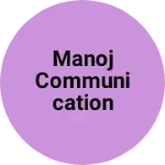 Business logo of Manoj communication