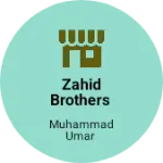 Business logo of Zahid brothers
