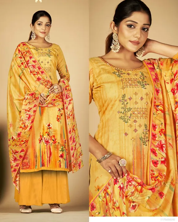 Top Plazo Dupatta Set sticthed uploaded by Jainam Enterprise . on 4/12/2023