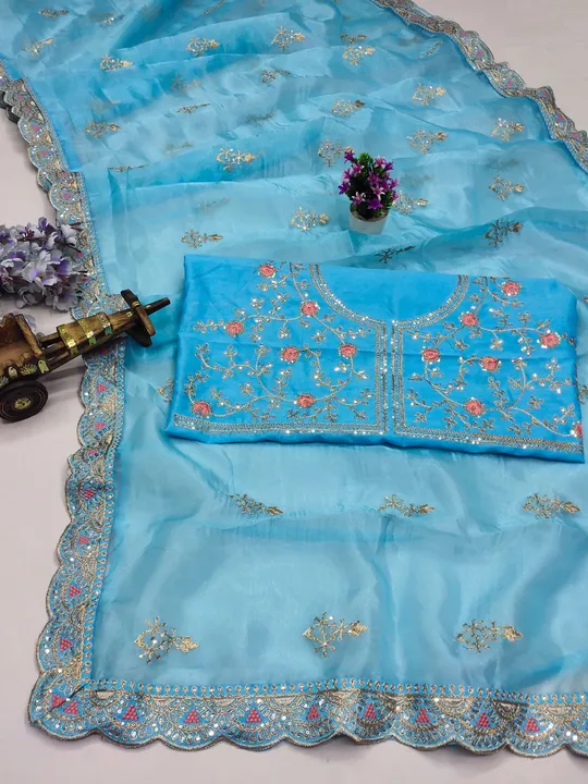 ☘️🛎️🛎️ NEW Launching 🛎️🍀


🥻 Sari Fabric: Premium Organza Silk with Embroidery Codding & Sequin uploaded by Vishal trendz 1011 avadh textile market on 4/12/2023