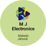 Business logo of M J Electronice