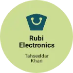 Business logo of Rubi Electronics