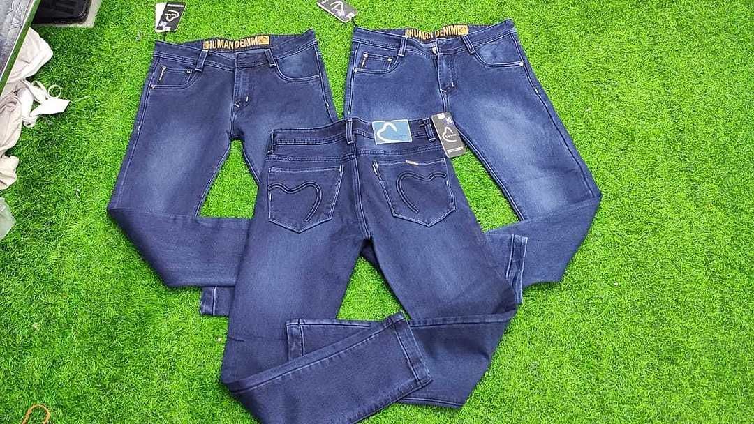 Heavy nitted jeans uploaded by Shree Baba Mohan Ram Garments on 5/14/2020