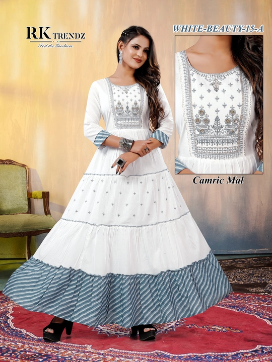 White beauty gown  uploaded by R.k.trendz on 4/12/2023