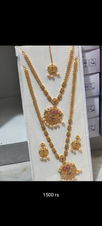 Cz jewellery  uploaded by Fancy nd imitation nd sarees shop on 4/12/2023