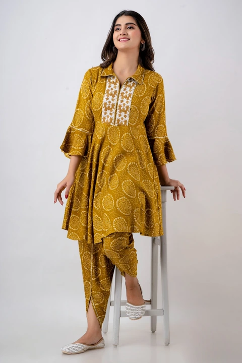 Post image Hey! Checkout my updated collection
Cotton kurti set.