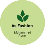 Business logo of AS Fashion