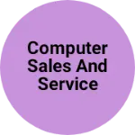 Business logo of Computer sales and service