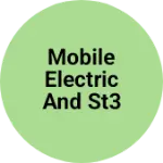 Business logo of Mobile electric and st3