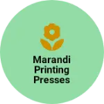 Business logo of Marandi printing presses