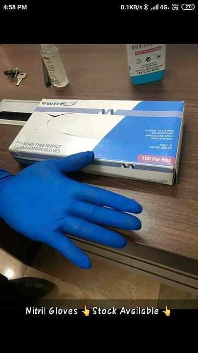 Nitrile Gloves 1Box=100pcs uploaded by Grow up on 7/11/2020