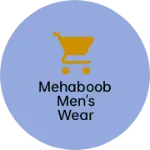 Business logo of Mehaboob Men's Wear