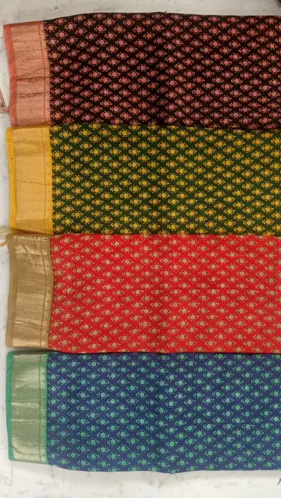 Russian silks uploaded by Dasharath Ghosh Handlooms Pvt. Ltd. on 4/12/2023