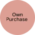 Business logo of Own purchase