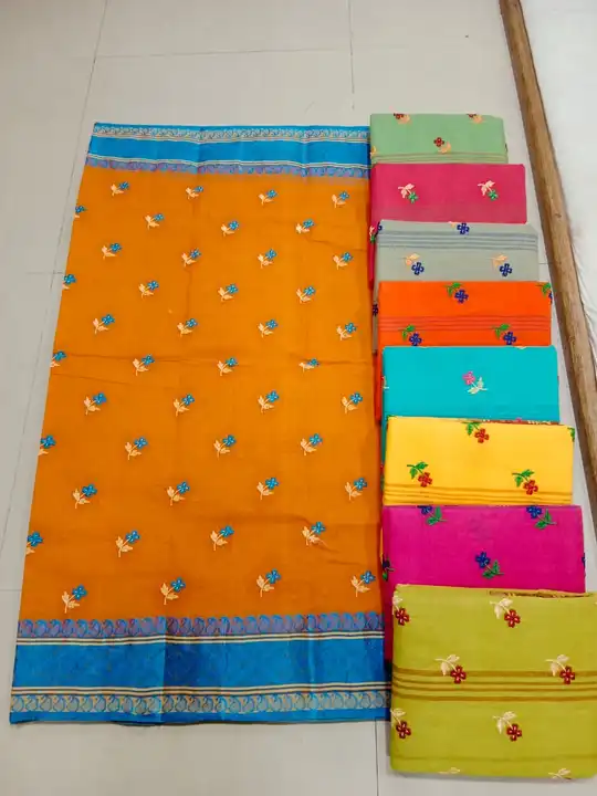 Tant embroidery  uploaded by Dasharath Ghosh Handlooms Pvt. Ltd. on 4/12/2023