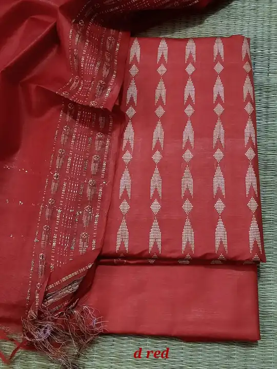 Katan silk dovi pattern suits  uploaded by business on 4/12/2023