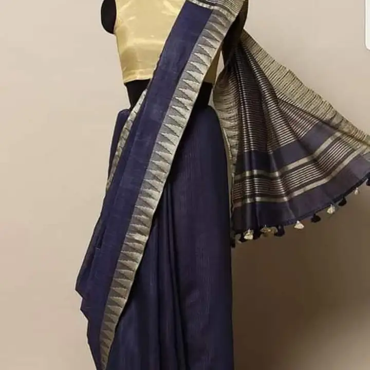 Cotton temple saree uploaded by business on 4/12/2023