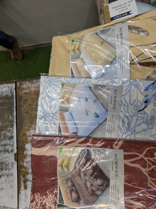 Pastel Shades bedsheet set uploaded by Bansal Sales on 4/12/2023