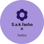 Business logo of S.a.k.fashon