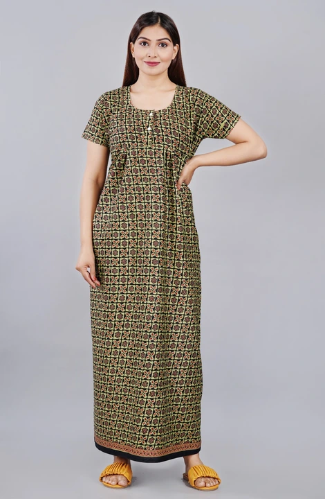 Cotton Nighty Night Gown For Women uploaded by Vetali Export on 4/12/2023
