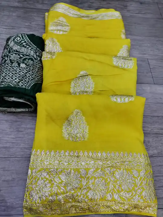 unique Saree*  damaka damaka

beautiful  colour combination saree for all ladies 

💖💖new Launching uploaded by Gota Patti manufacturing on 4/12/2023
