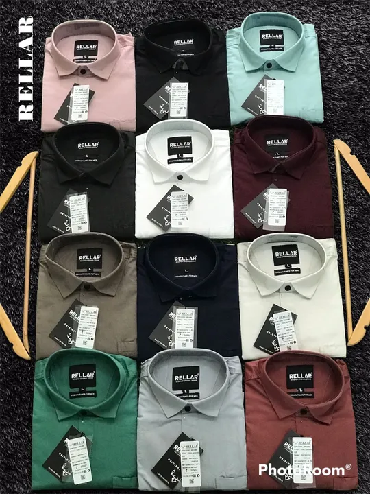 Rellar plain casual shirts  uploaded by Barkatee Garments on 4/12/2023