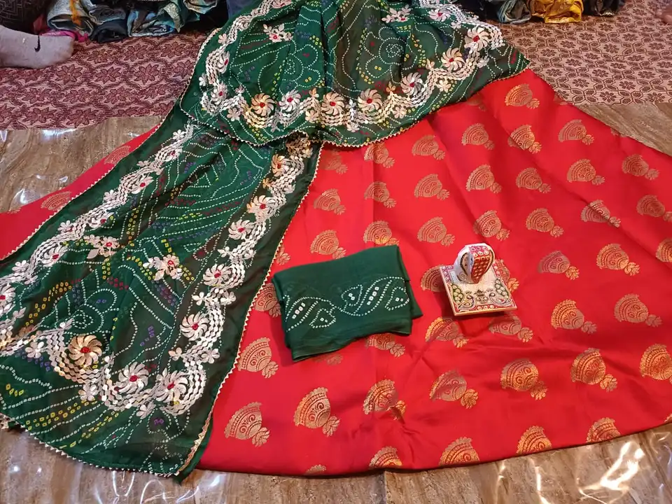🤗🤗😍🥰 *New Launch*❤️🥰😍

💁‍♂️💁‍♂️💁‍♂️ *New Brocade Banarsi Lahenga set* 😂😂😂

😍😍😍😍 *Bes uploaded by Gotapatti manufacturer on 4/13/2023
