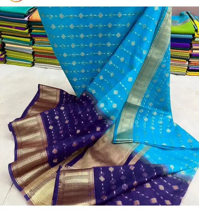 Silk saree with copper zari pattu uploaded by business on 4/13/2023