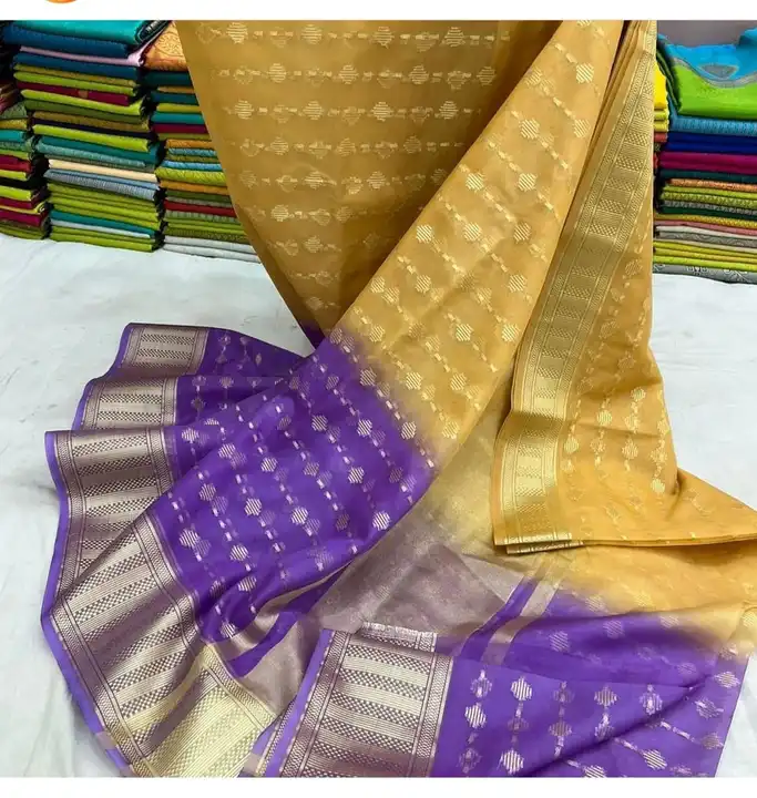 Silk saree with copper zari pattu uploaded by Aafaque Handloom on 4/13/2023