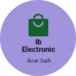 Business logo of Ib electronic and electric