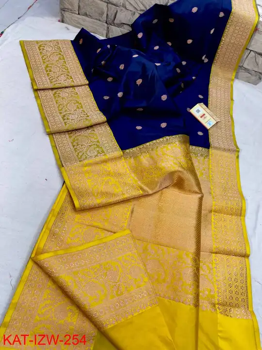 Pure katan Banarasi uploaded by Bisnupur silk Manufacturer on 4/13/2023