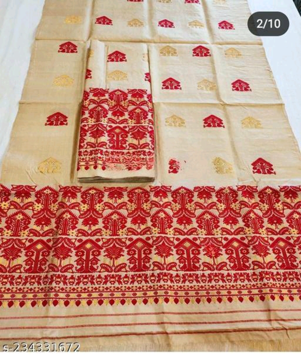 Post image I want 1 pieces of Assamese Mekhela Sadar at a total order value of 720. I am looking for COTTON SILK ASSAMESE MEKHLA SADOR SANTAL PANCHI LUNGI PARHAR/MEKHLA CHADOR 
Name: COTTON SILK ASSAME. Please send me price if you have this available.