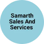 Business logo of Samarth sales and services
